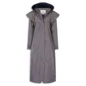 Lighthouse Full Length Fully Waterproof Raincoat Grey Gray